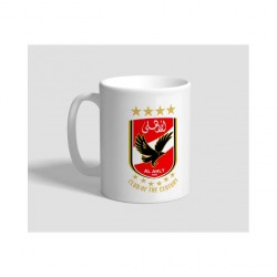 Generic ALAHLY Logo Mug - White/Red